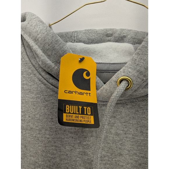 NWT Carhartt Loose Fit Midweight Hoodie in Heather Grey size Small - Picture 3 of 6